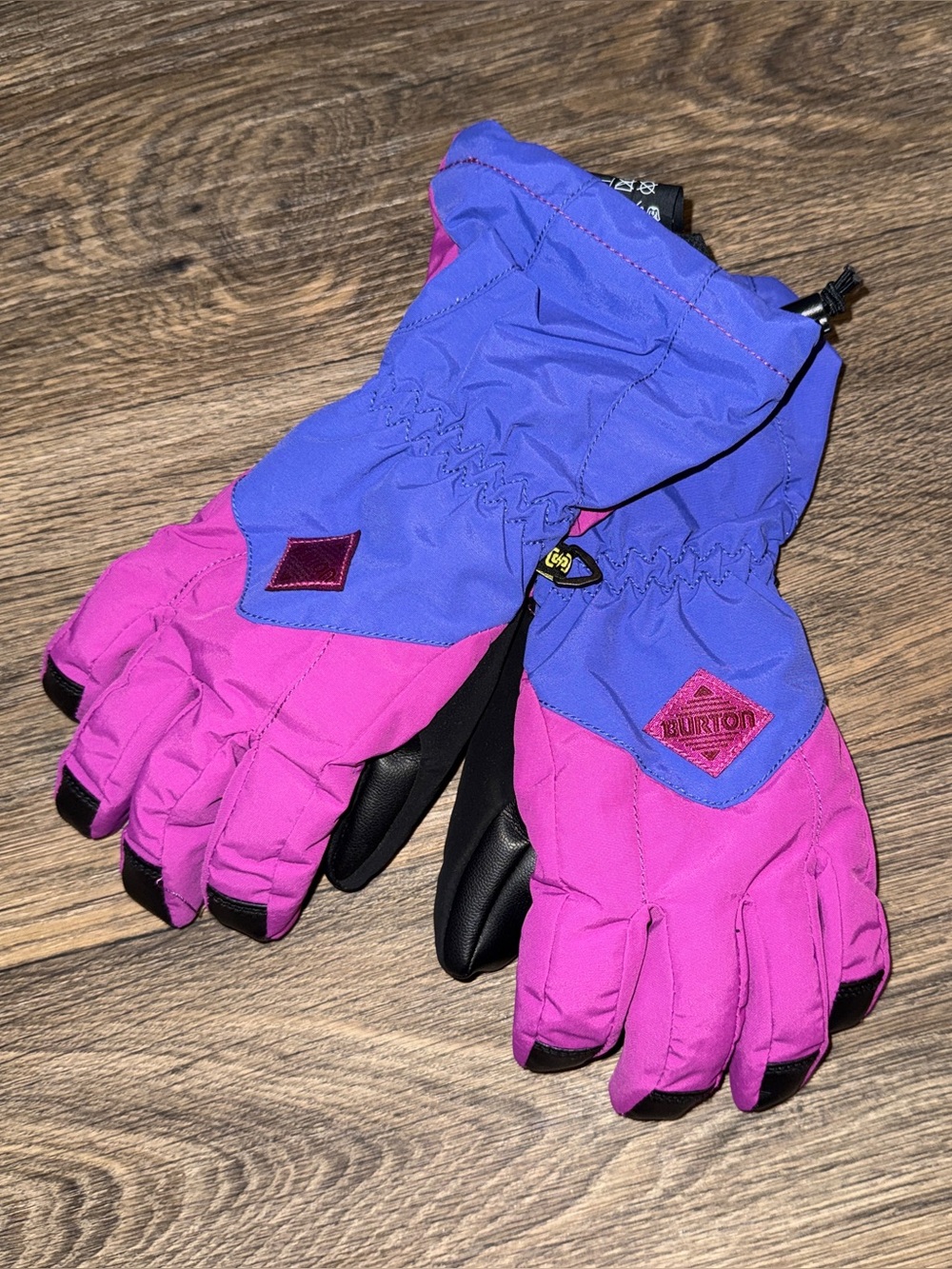 Burton Kids Pink & Purple Snow Gloves